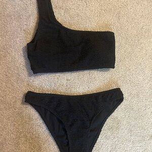SHEIN Black Bikini Set Swimwear